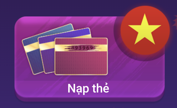 Có thể nạp bằng các loại thẻ Viễn thông như : Viettel, Mobifone, Vinaphone...